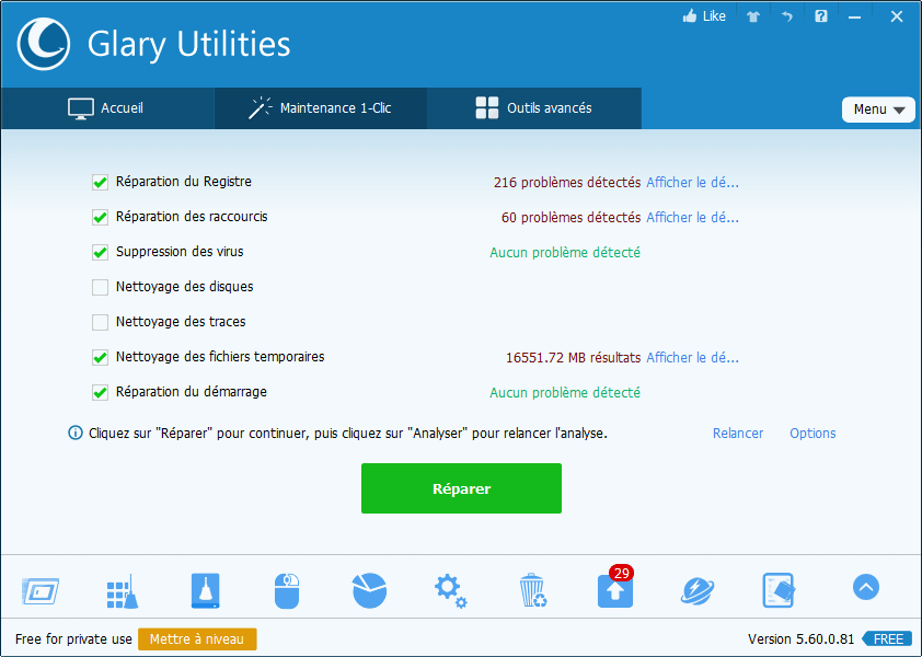 Télécharger Glary Utilities gratuit - Optimisation et nettoyage