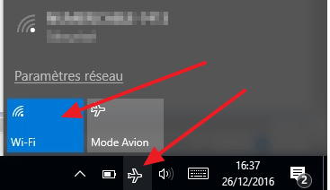 Activer / désactiver le mode avion sous Windows 10