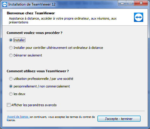 telecharger teamviewer 12 free