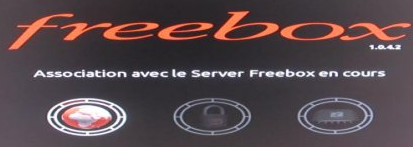 association avec le serveur freebox en cours